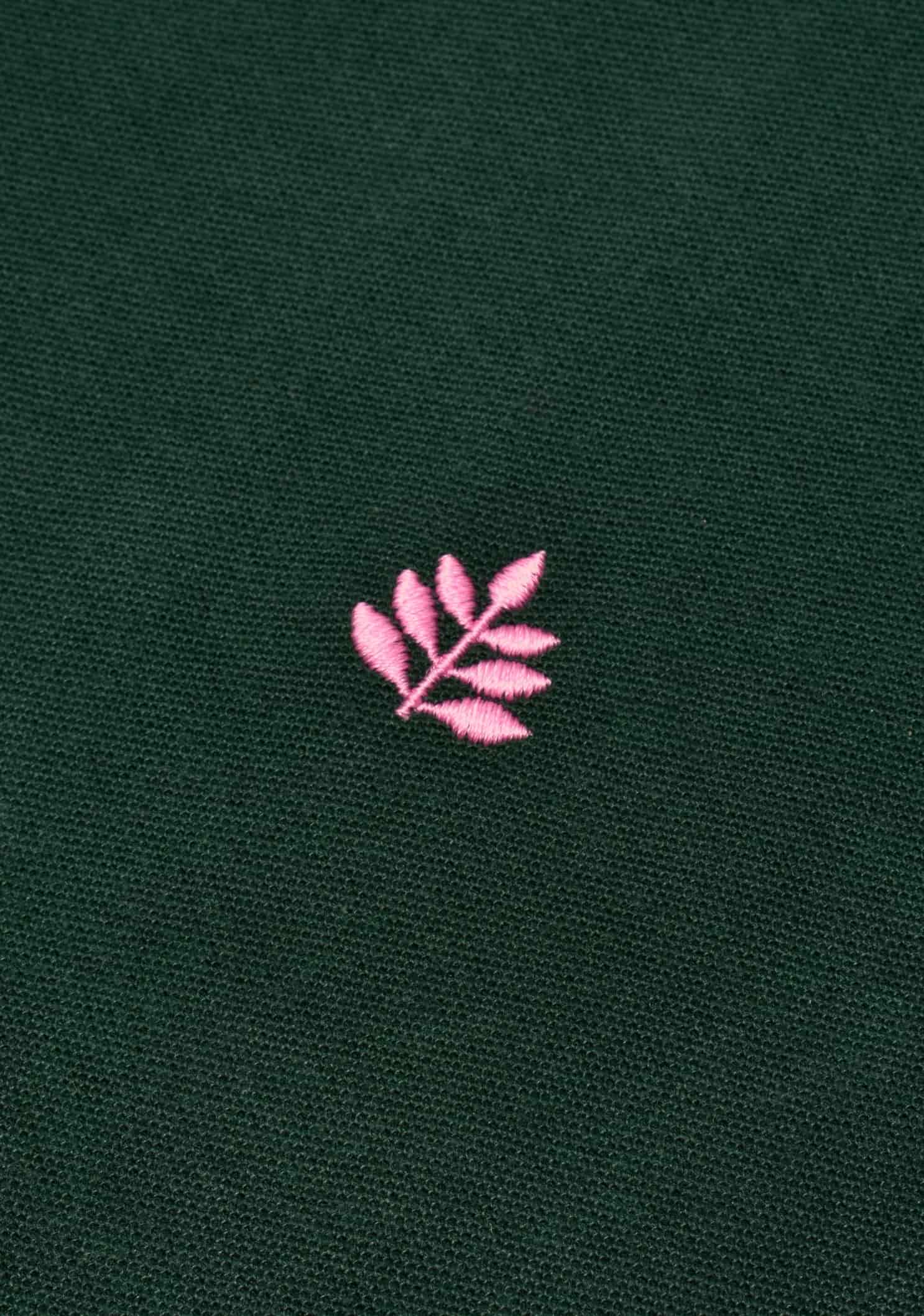 Camiseta Tipo Polo Verde Osc. L-Ros - miniatura 2