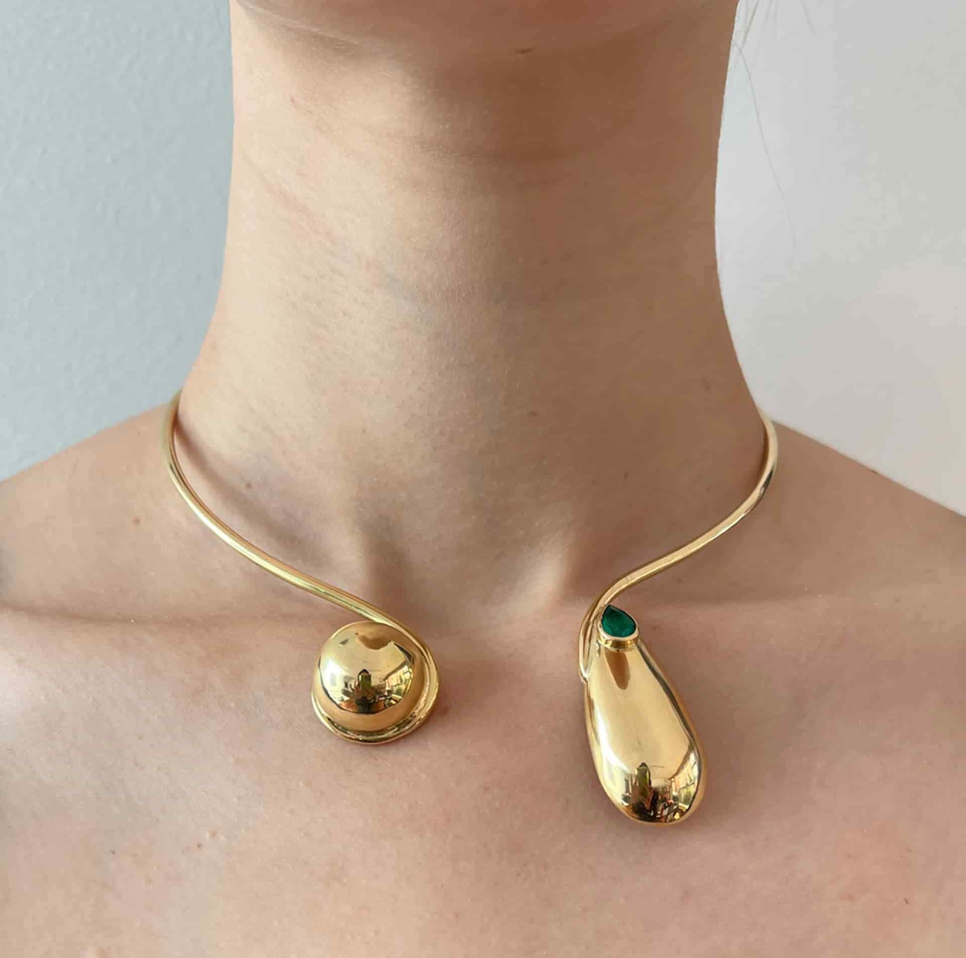 Choker esmeralda - miniatura 4