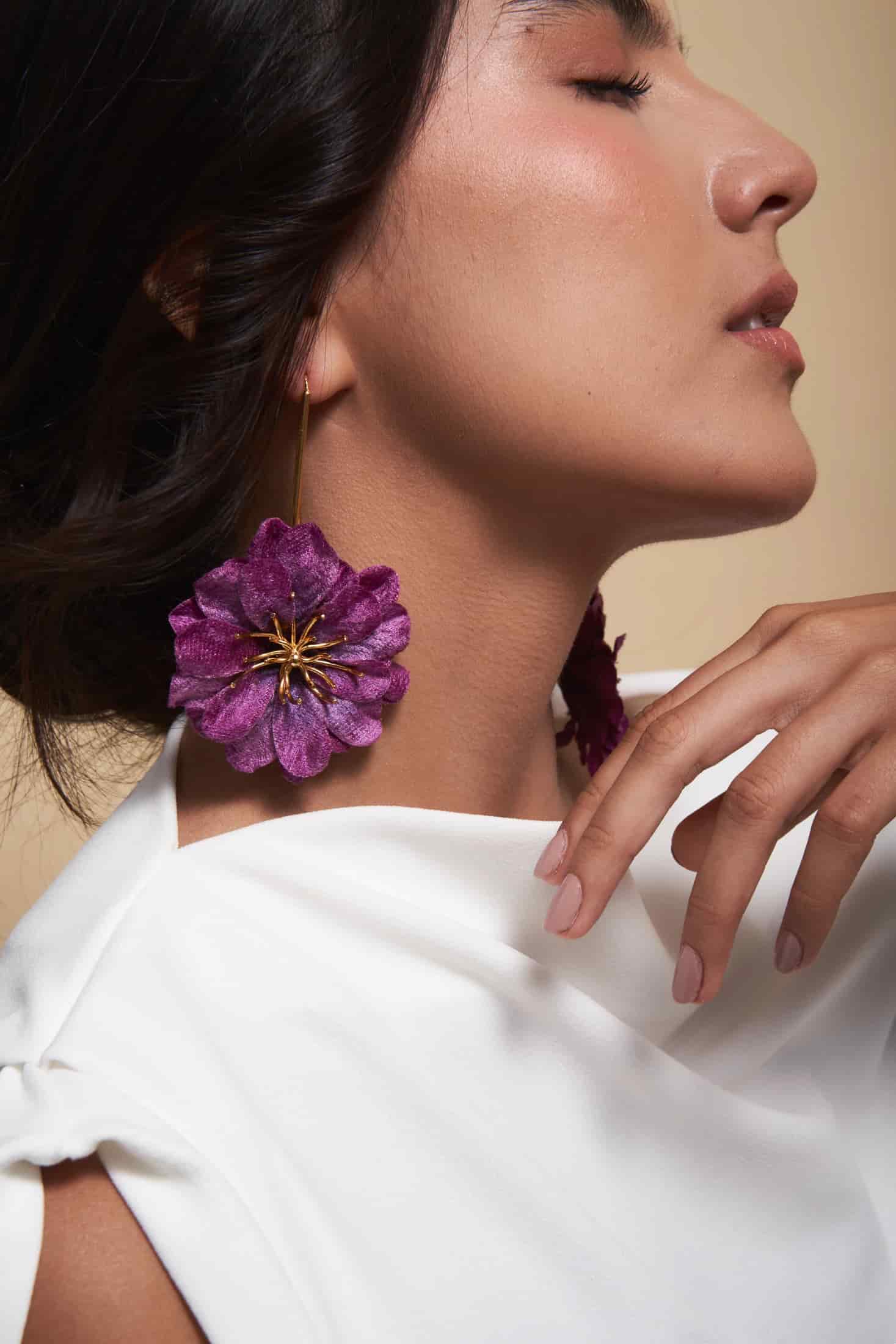 Aretes Magnolias - miniatura 1
