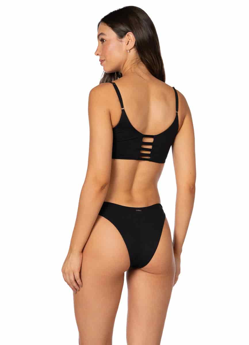 Maaji Jade Black Praia Classic Bralette Bikini Top - miniatura 2