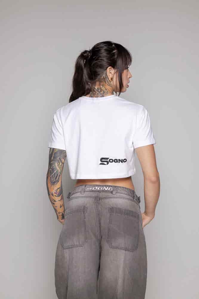 Crop-Top Basic Courage-Blanco - miniatura 5