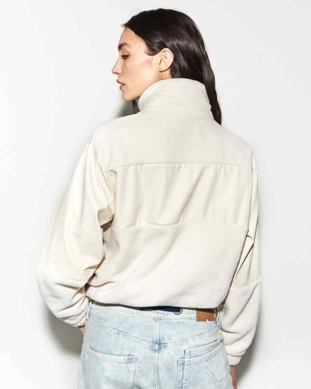 CREAM POLAR JACKET - miniatura 4