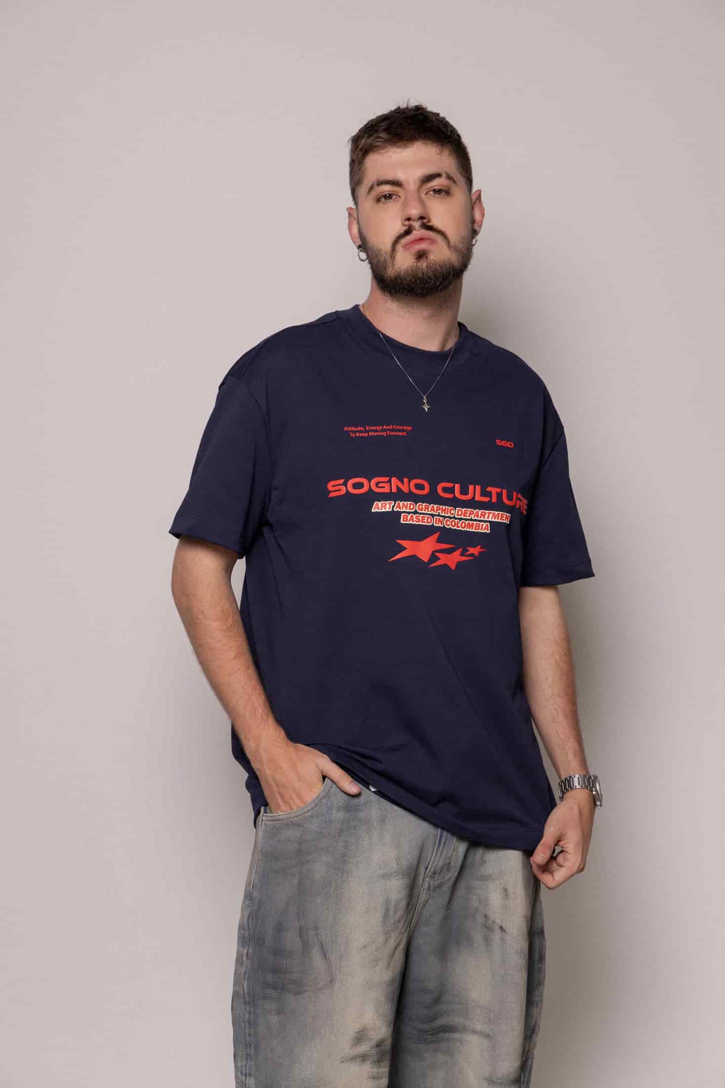 Camiseta Regular Culture-Azul - miniatura 1