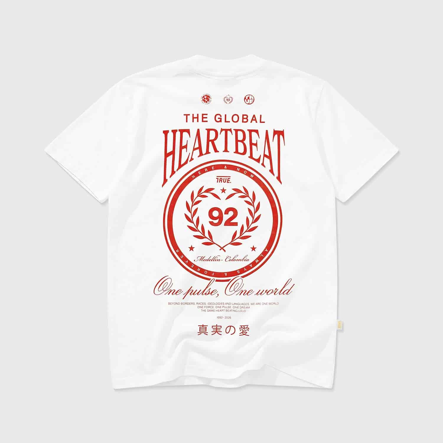 Heartbeat T-Shirt - White - miniatura 1