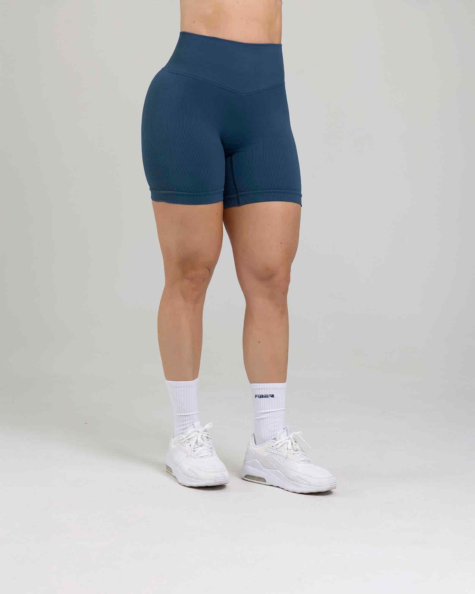 Short seamless azul navy tropi FIBER - miniatura 2