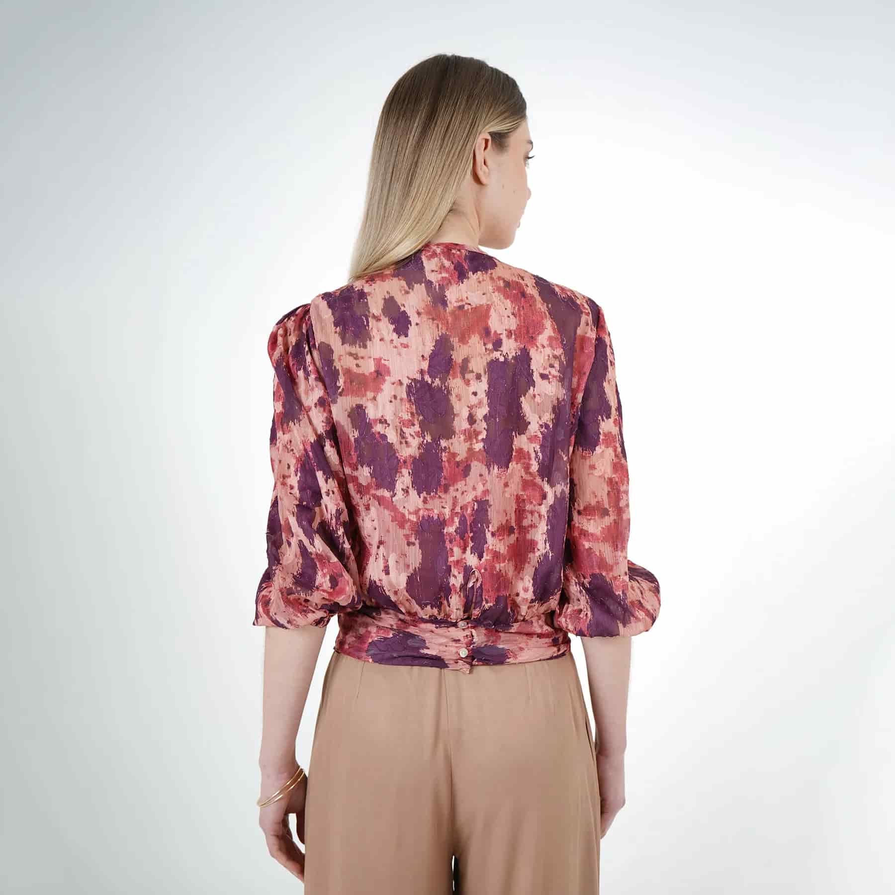 Blusa Cuello Redondo Manga Larga - miniatura 2