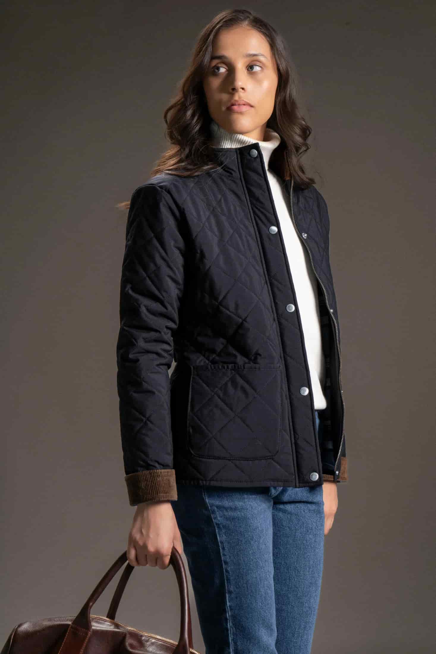 Chaqueta Berkeley Mujer Azul Oscuro - miniatura 1