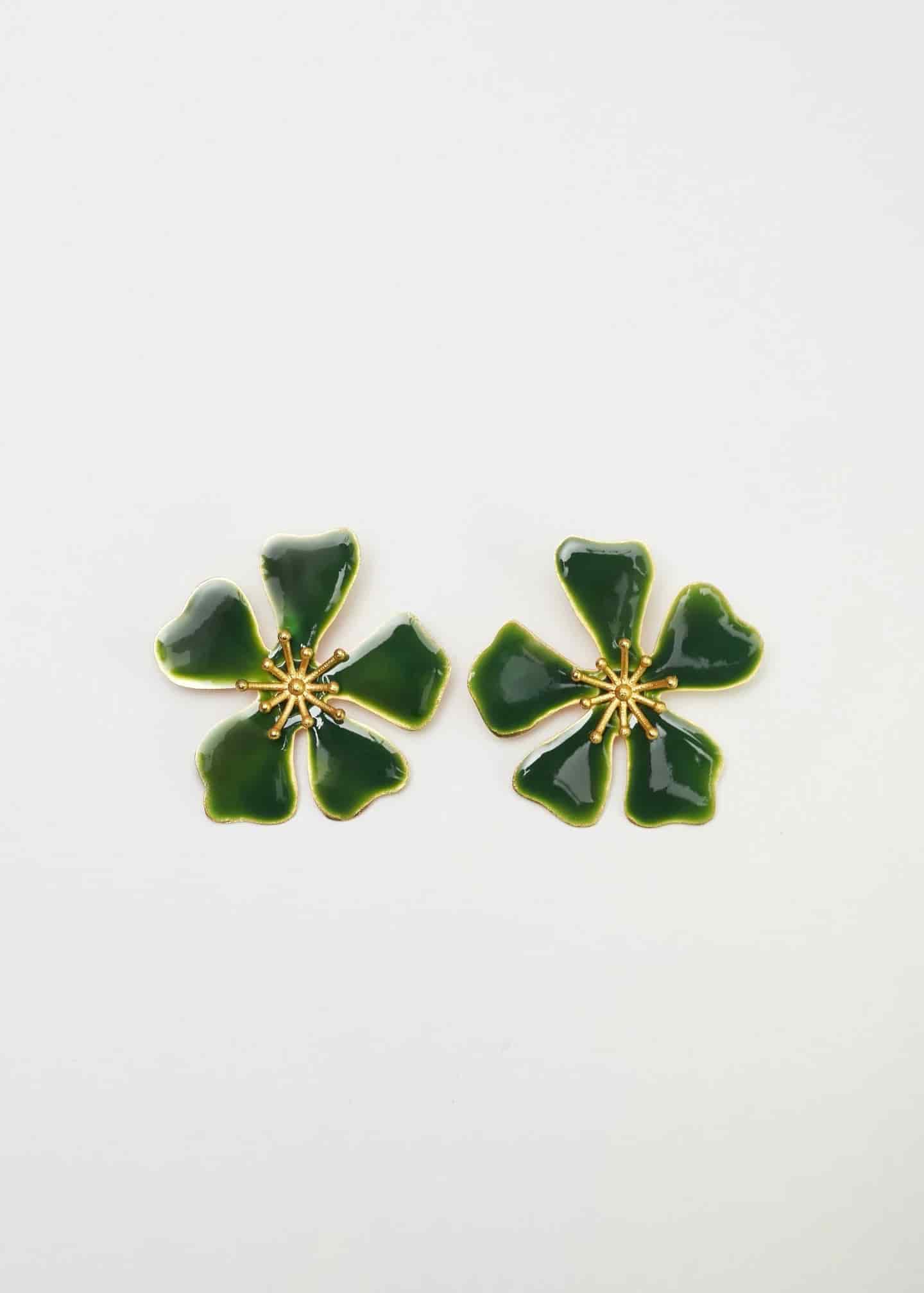 Aretes Aurora maxi Verde - miniatura 6