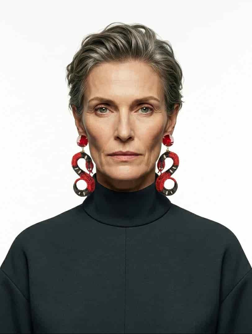 CORAL EARRINGS - miniatura 4