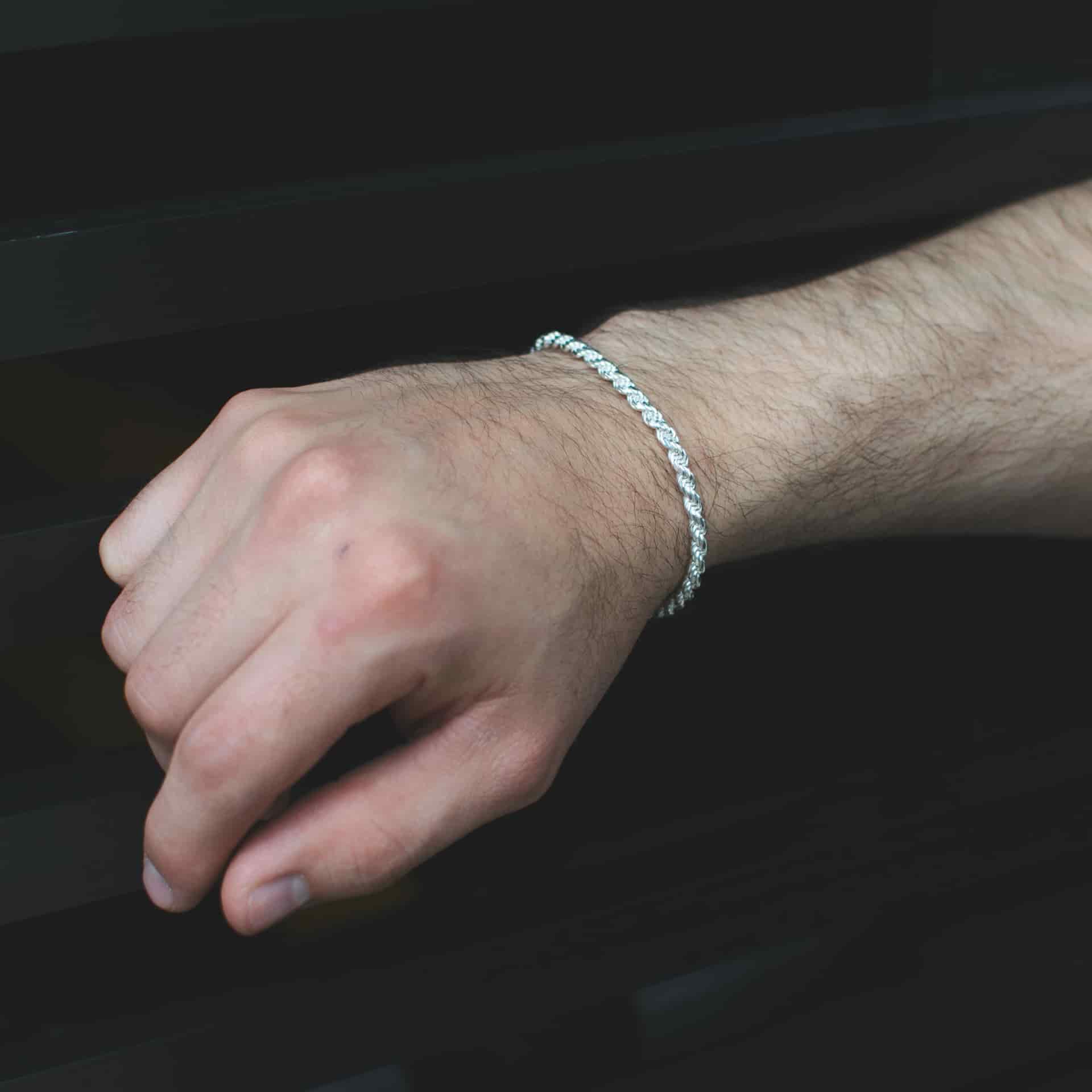 Pulsera Cordón Ley 925 - miniatura 1