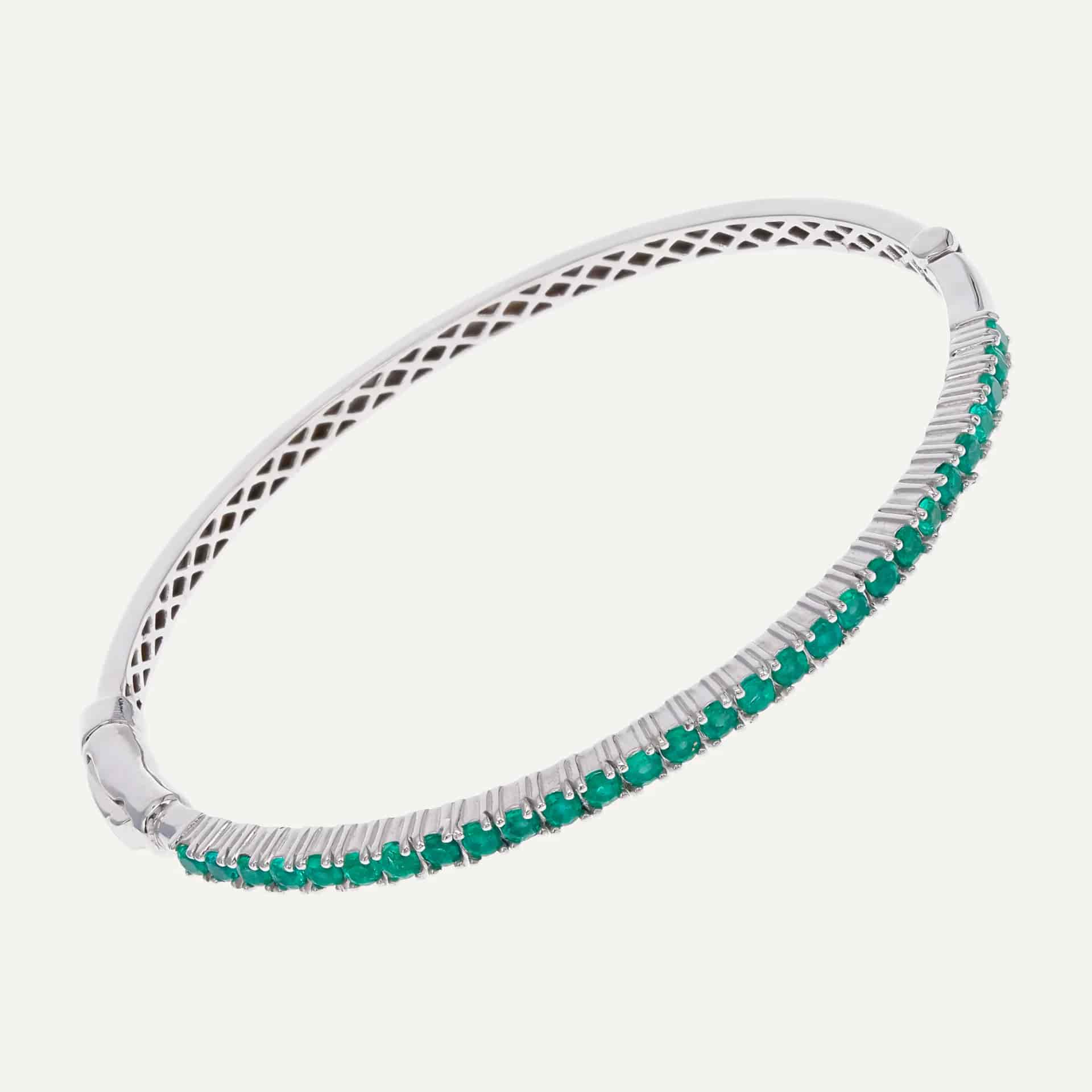 Pulsera Half Bangle Piedras - miniatura 5