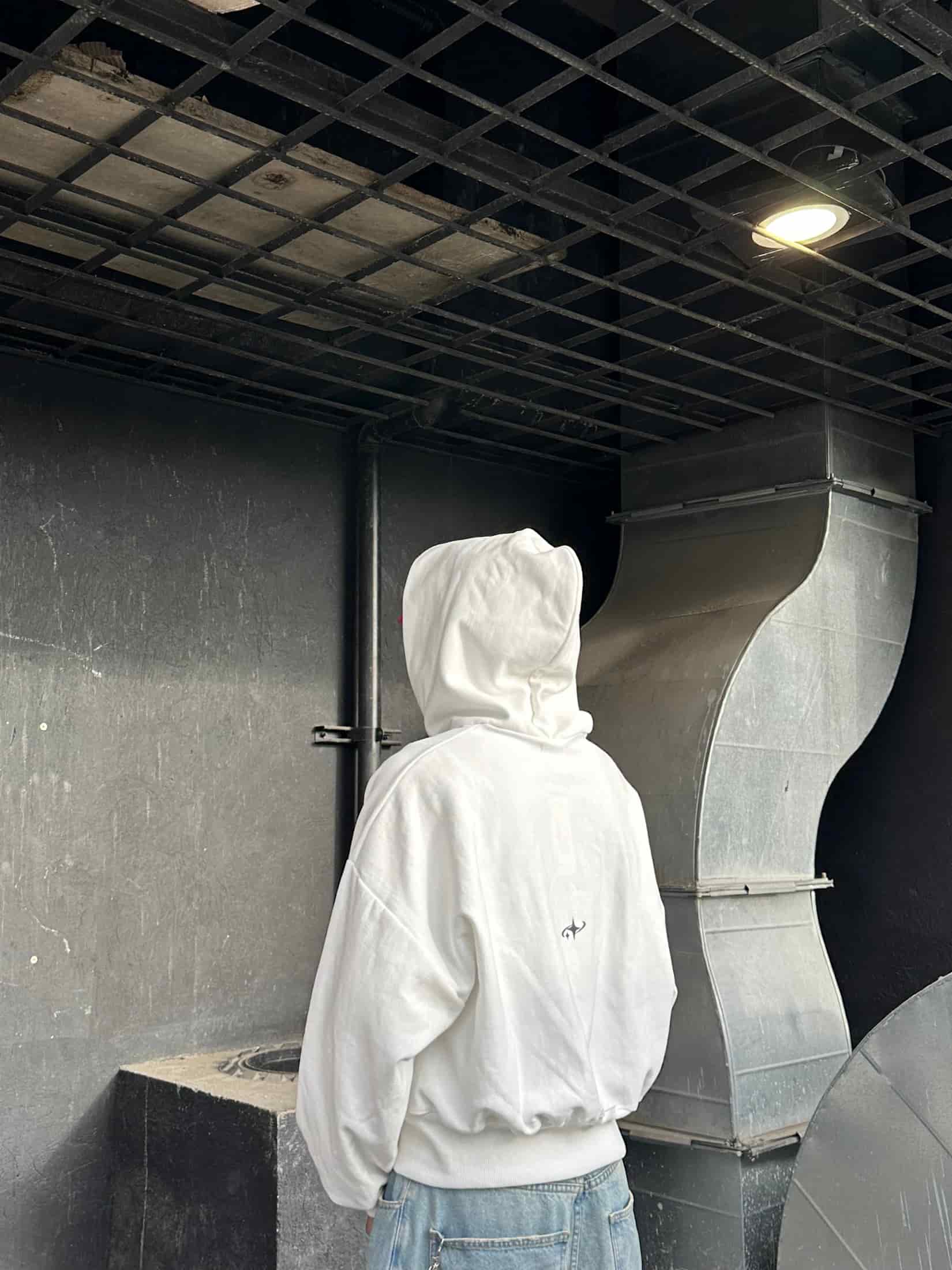 Double Zip Ivory V1 Boxy Fit - miniatura 7
