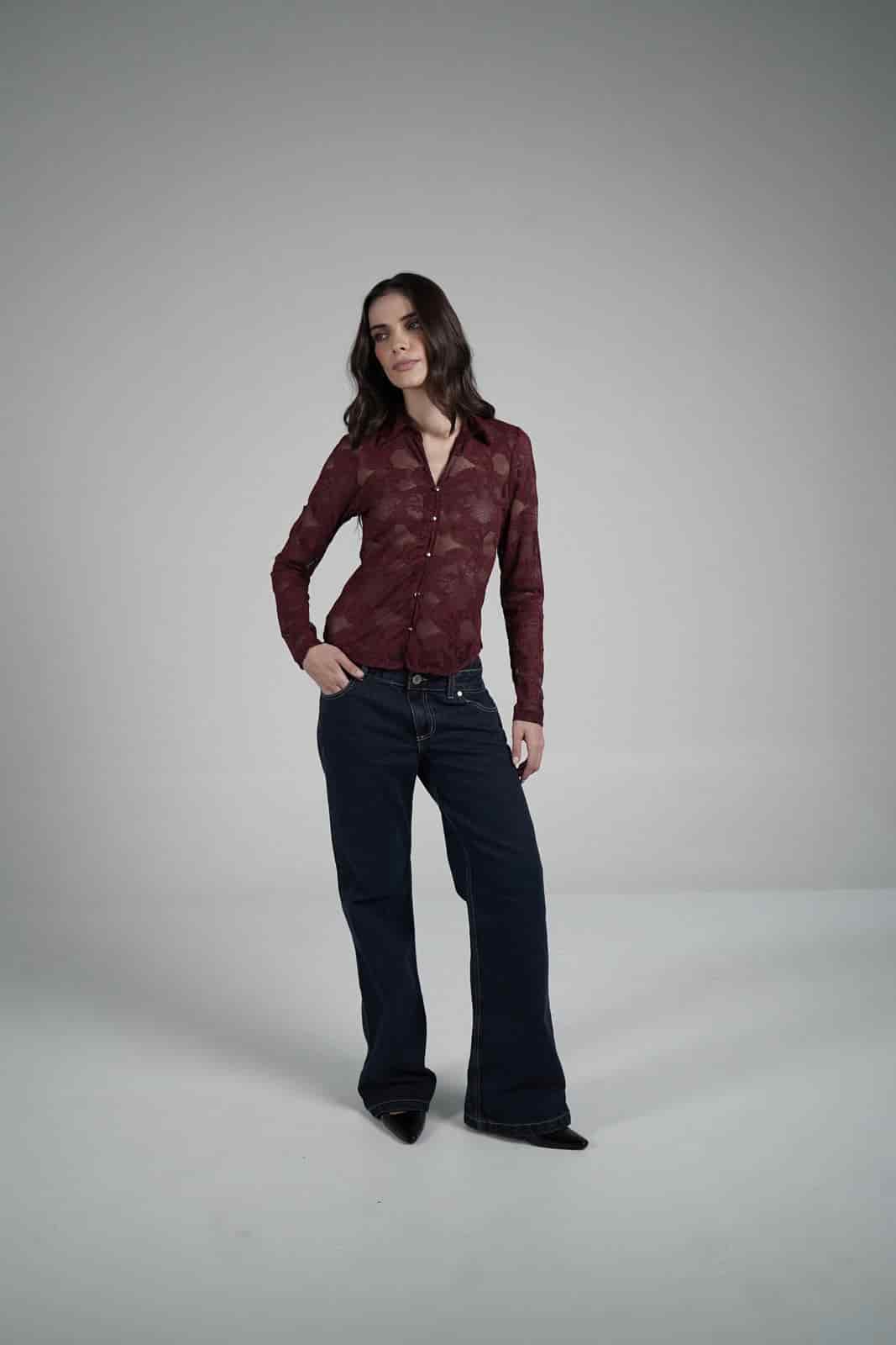 Lace Blouse (Vino) - miniatura 2