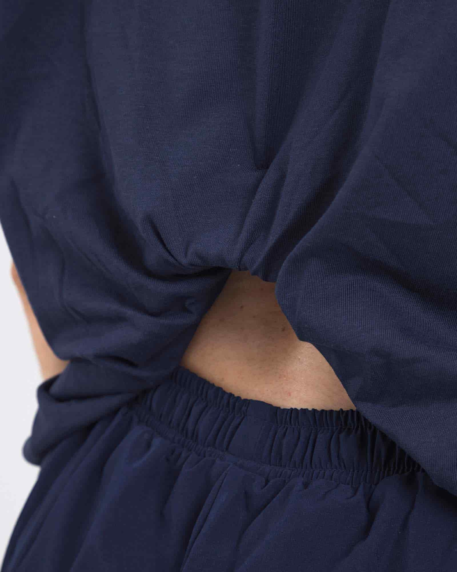 Camiseta oversize chillin azul navy lumen FIBER - miniatura 6