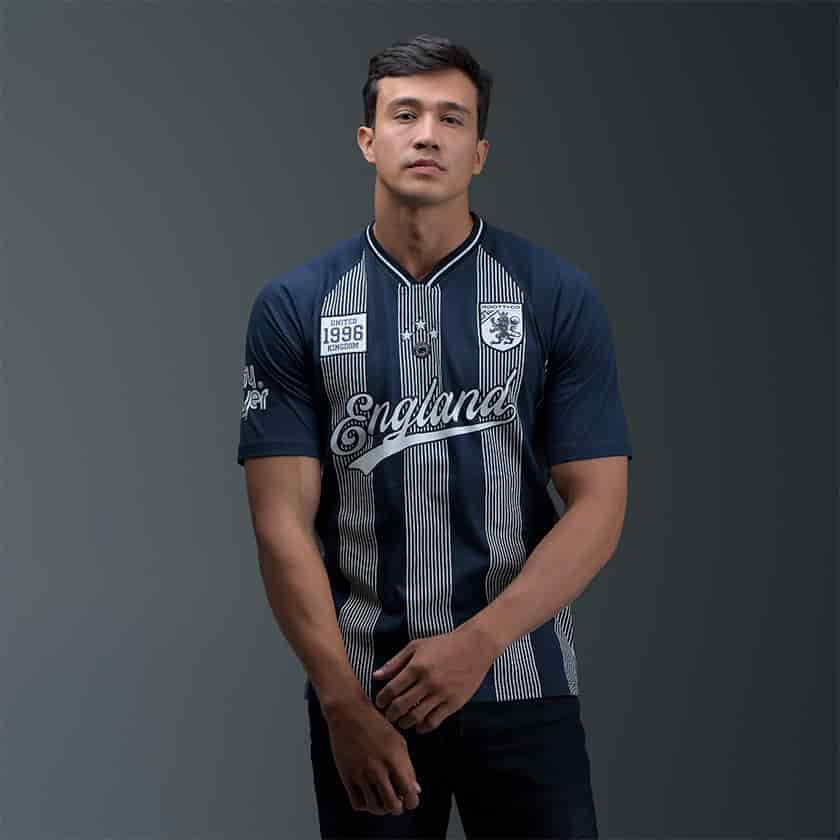 Camiseta Azul Jersey - miniatura 1