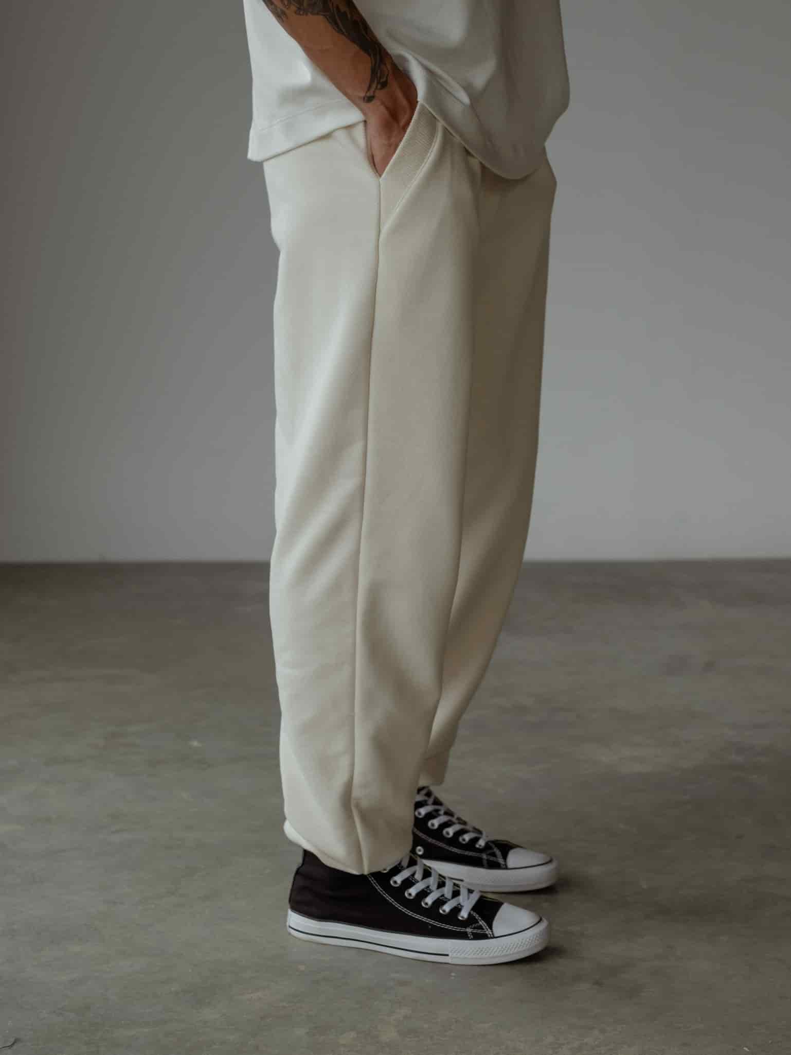 MEN MINIMAL JOGGER - CREAMY - miniatura 22
