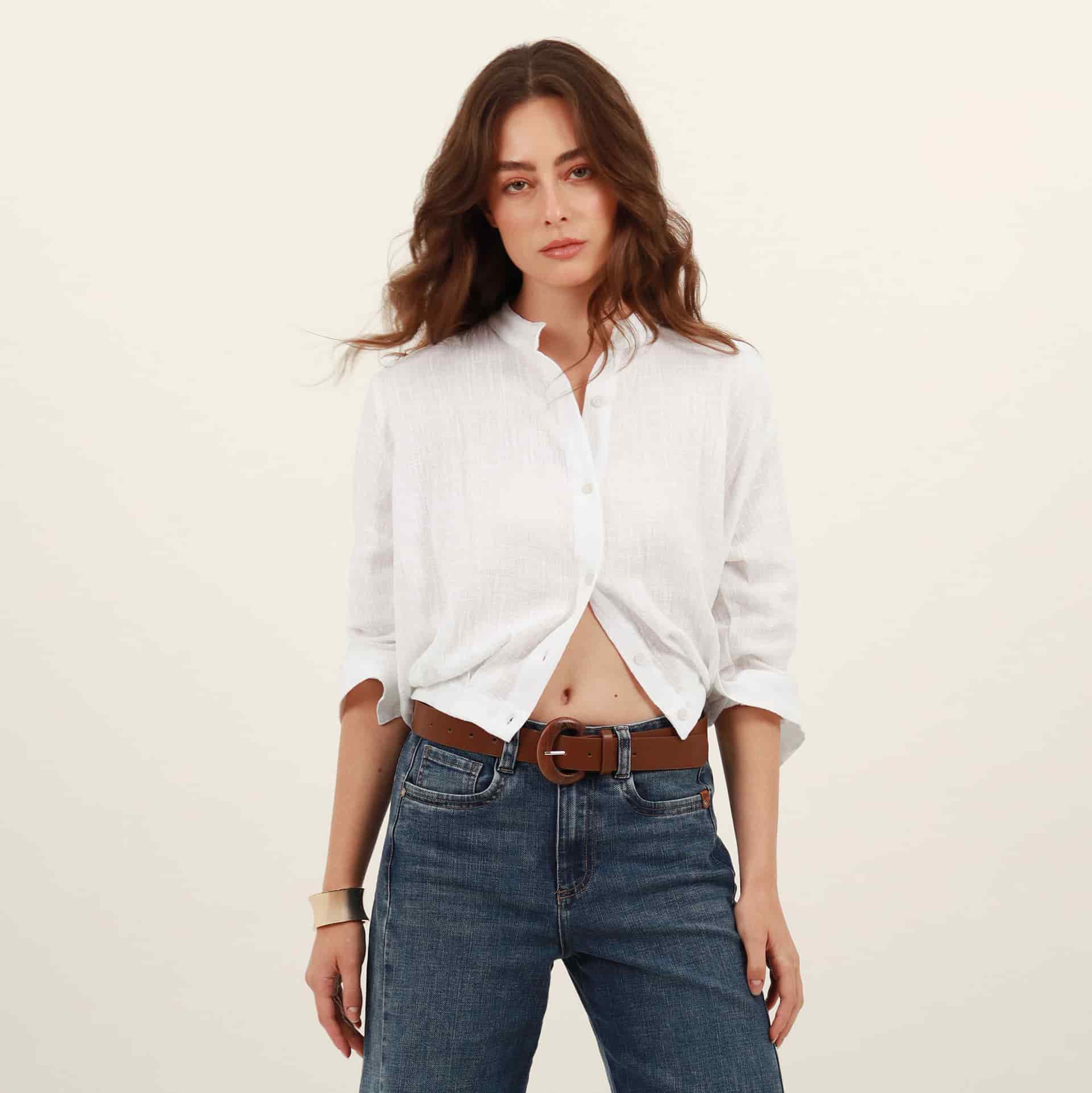 Blusa Cuello Neru Manga Larga - miniatura 1