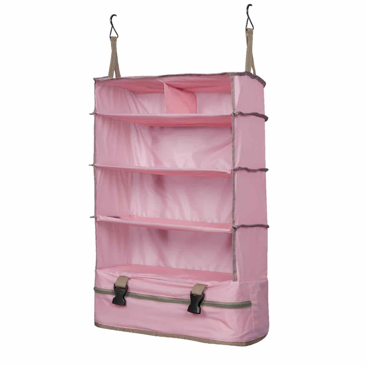 Cubos Organizador de viaje Acordeon 6 compartimientos Light Rosado - miniatura 1