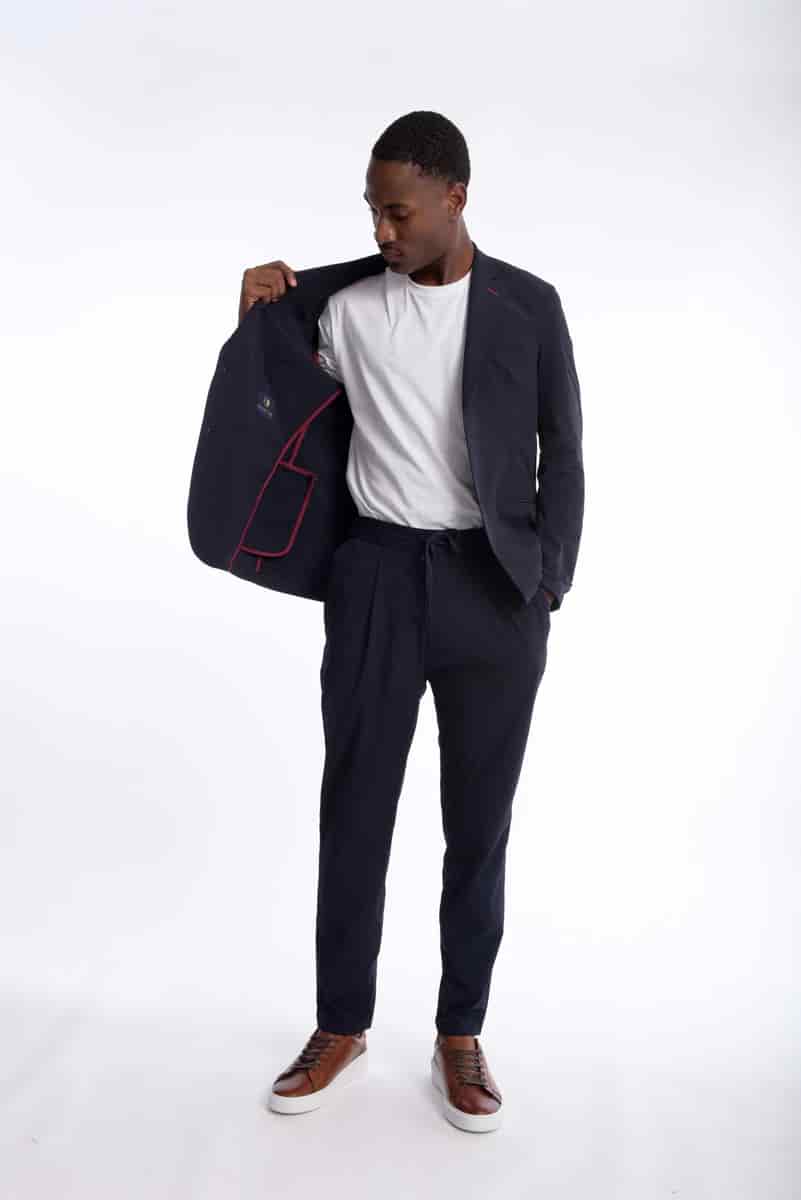 Traje Travel Tech Azul navy - miniatura 3