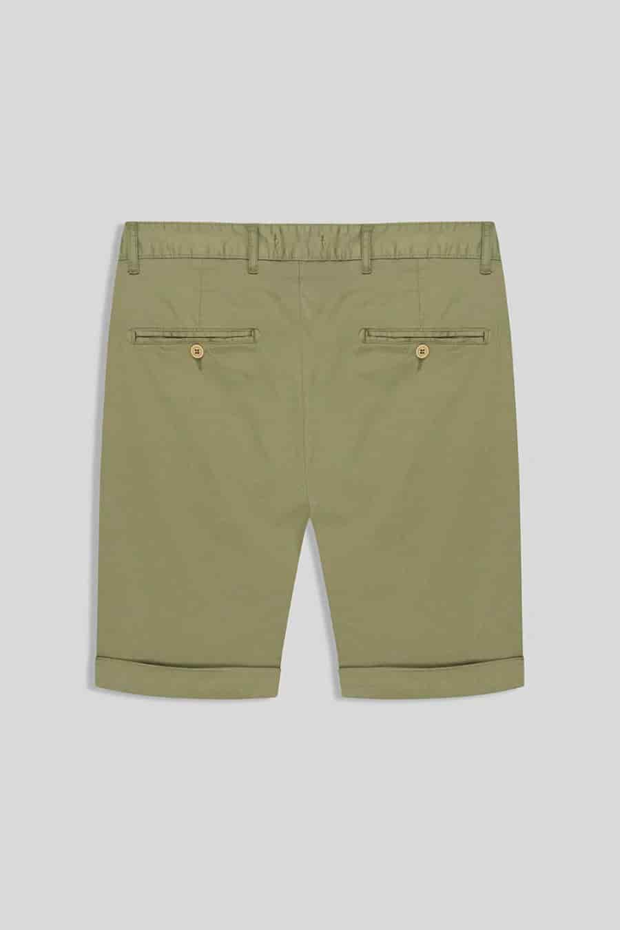 Men's cotton bermuda military green new siena - miniatura 2