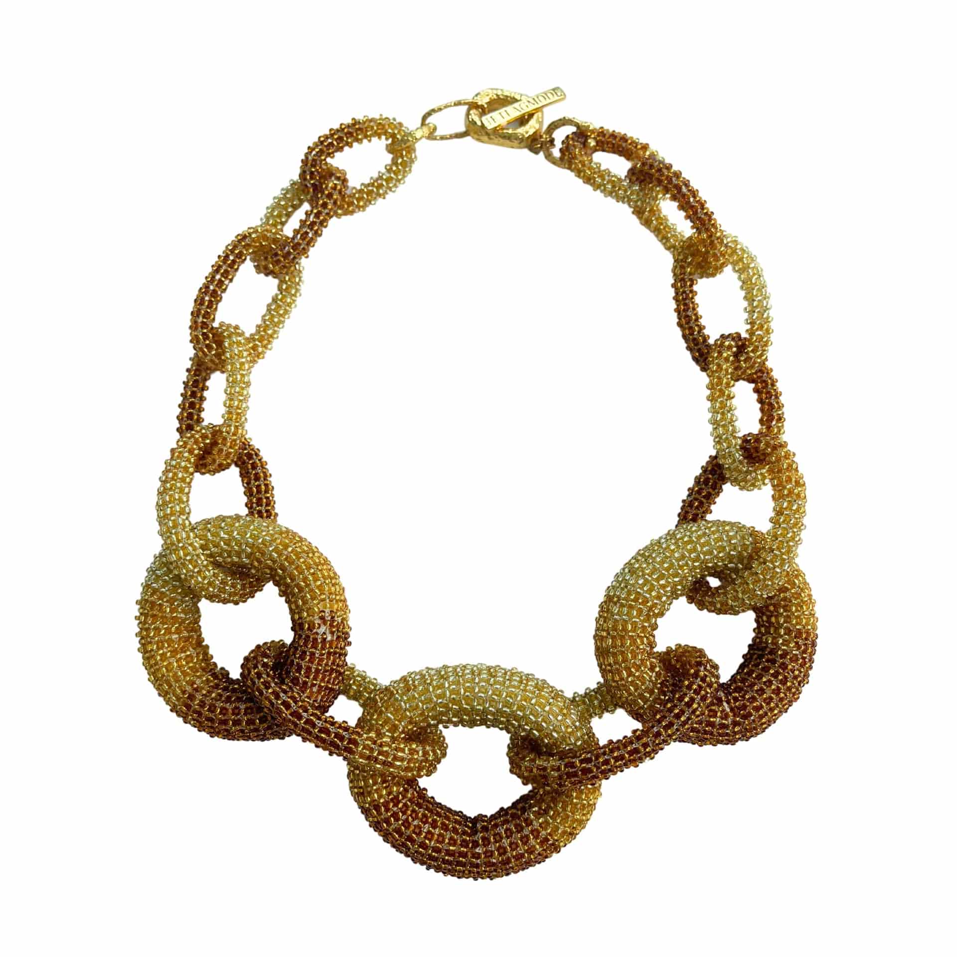 Link Beaded Necklace - miniatura 9