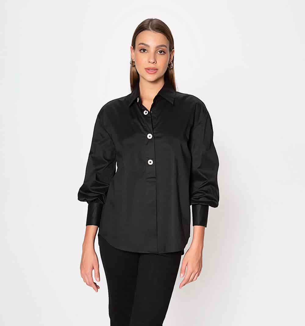 Blusa camisera   manga larga - miniatura 6