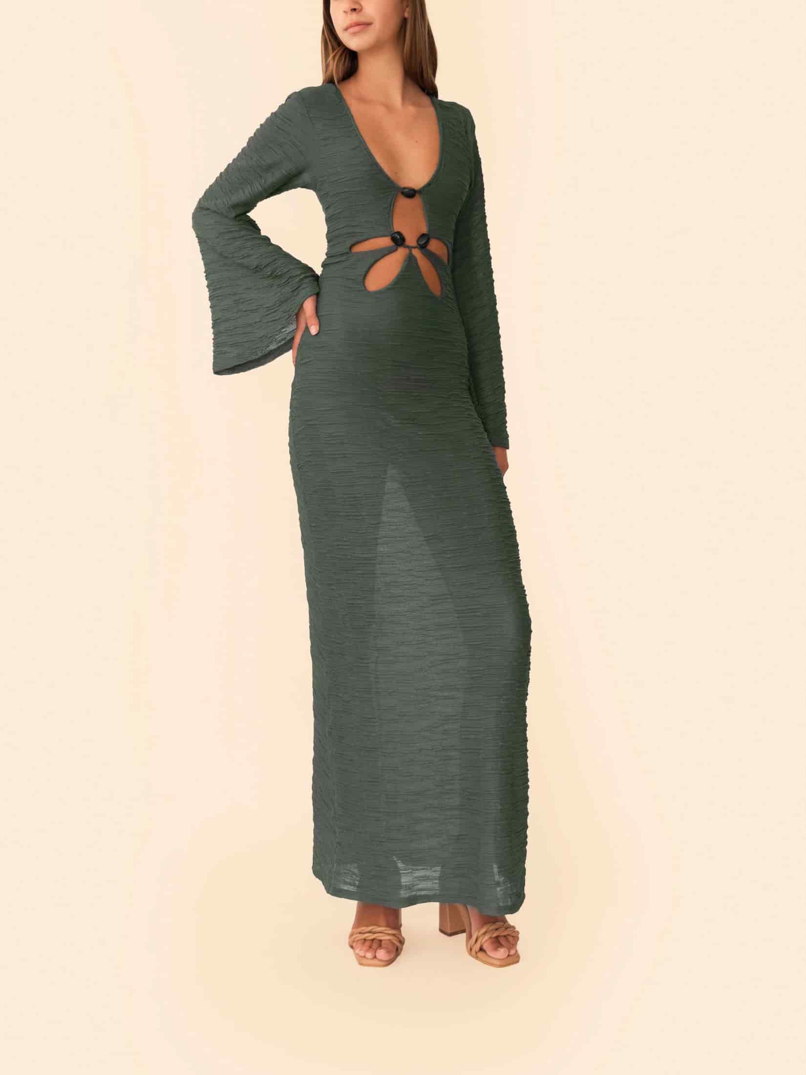 DALI DRESS SACRAMENTO GREEN - miniatura 3
