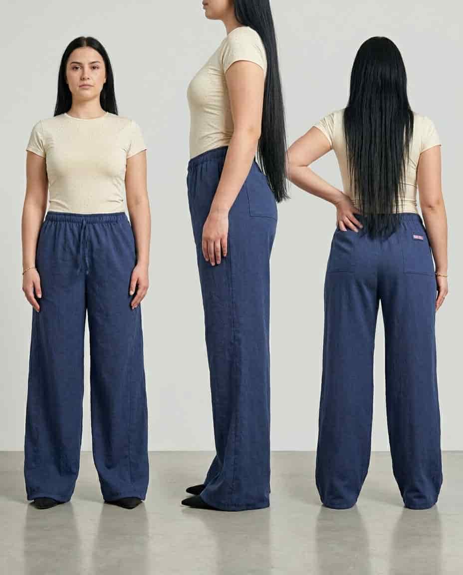 Pantalón Azul Jaspeado - miniatura 5