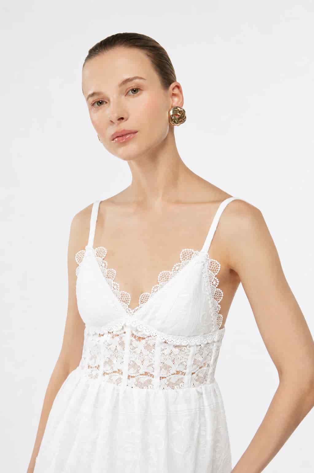 AMARELLE MINI DRESS WHITE - miniatura 2