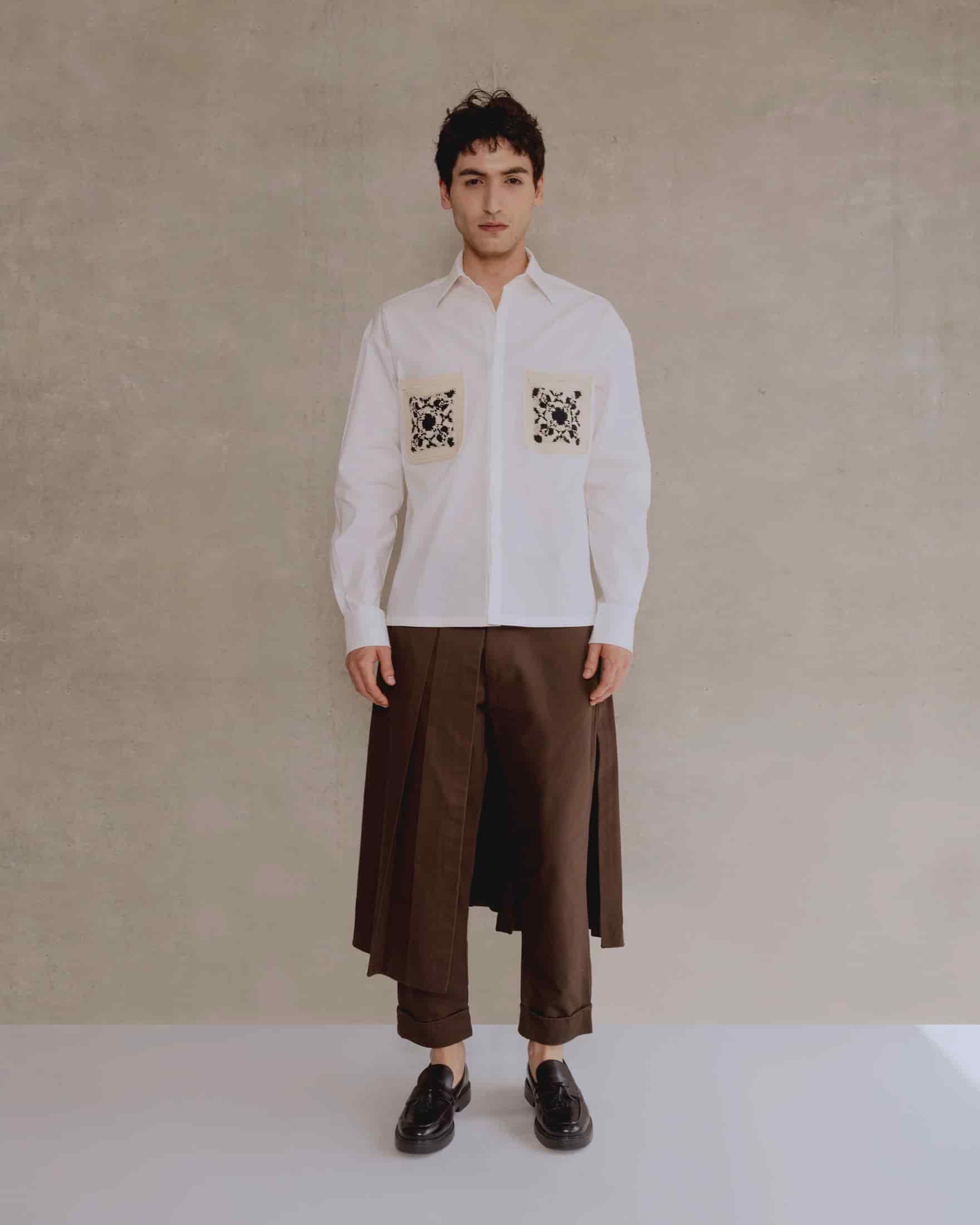 Pocket-full White shirt - miniatura 1