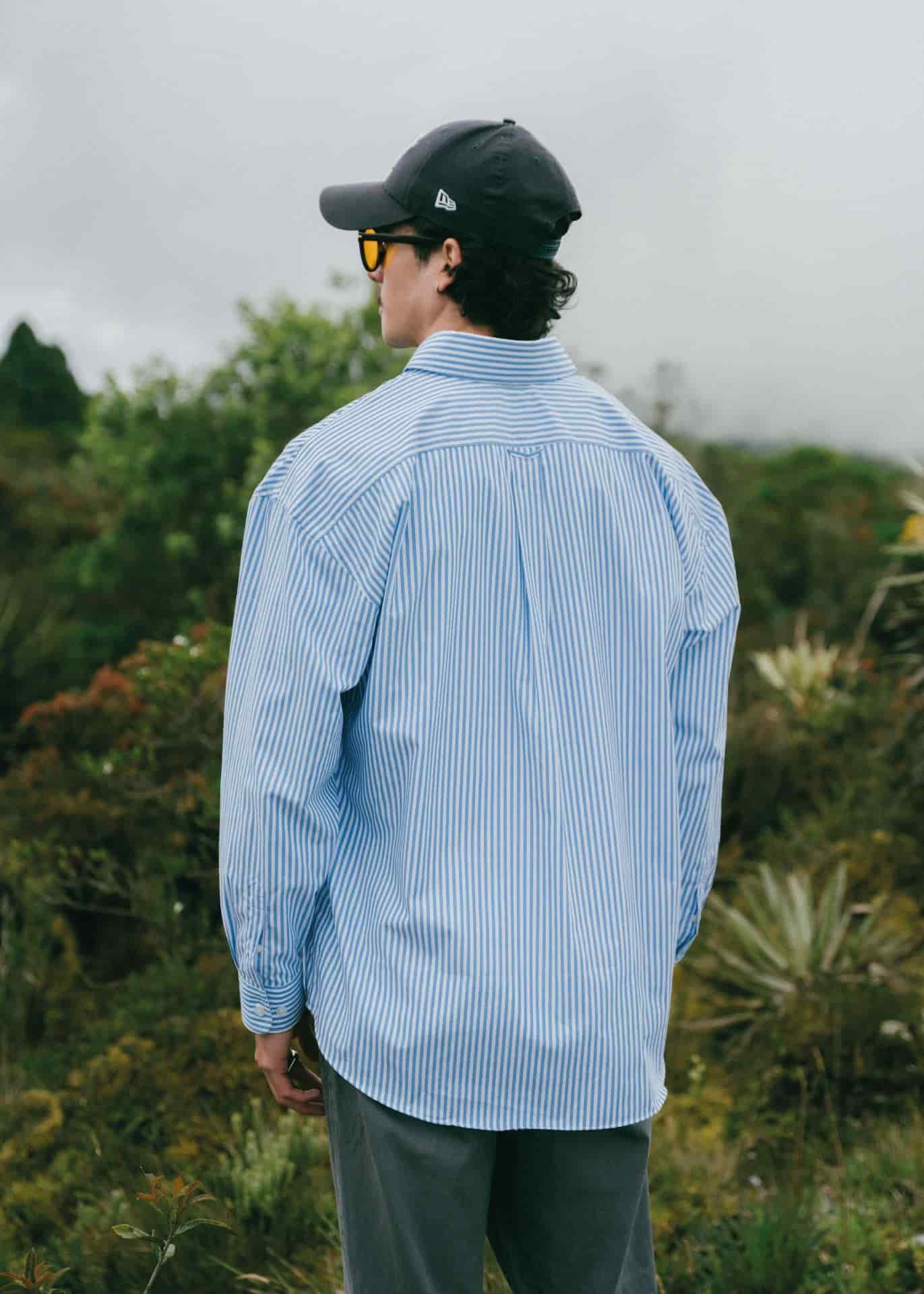 Camisa Lucca Rayas Azules - miniatura 4