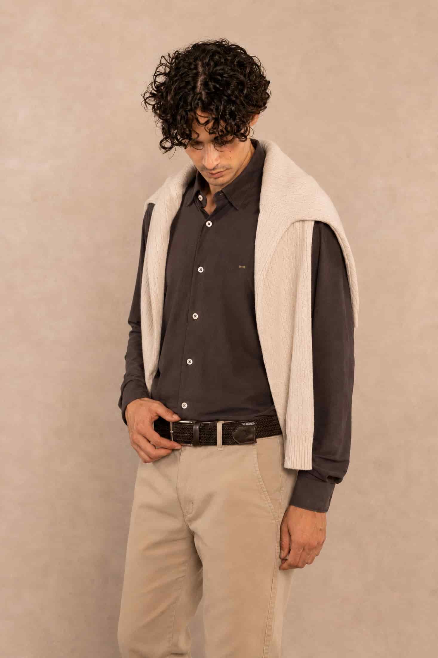 Camisa Performance Oxford Cafe - miniatura 3