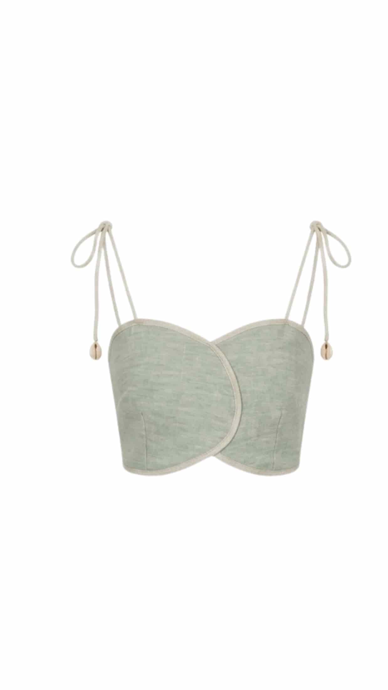 AVEIRO TOP SEAFOAM GREEN - miniatura 1