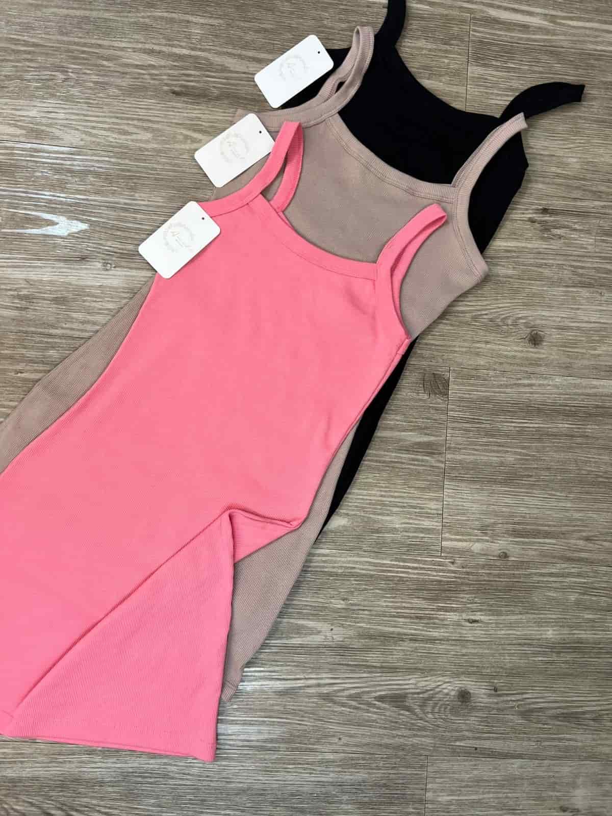VESTIDO RIB TIRAS - miniatura 2