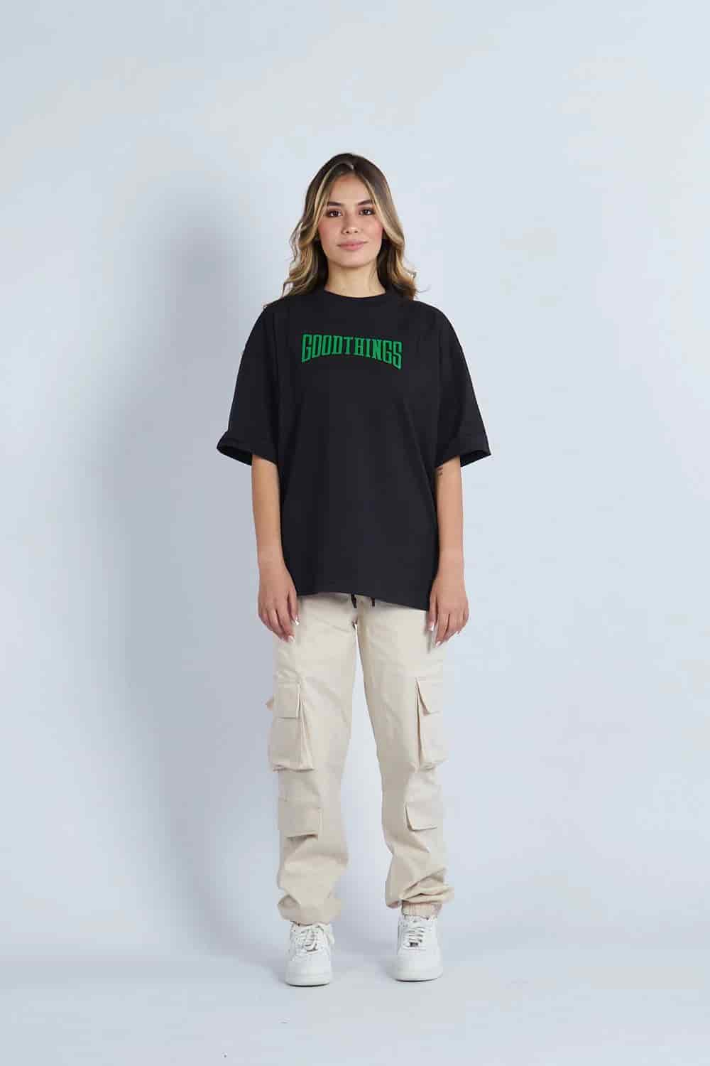 Camiseta oversize estampado Good Things Negro | DROP 03 | - miniatura 1