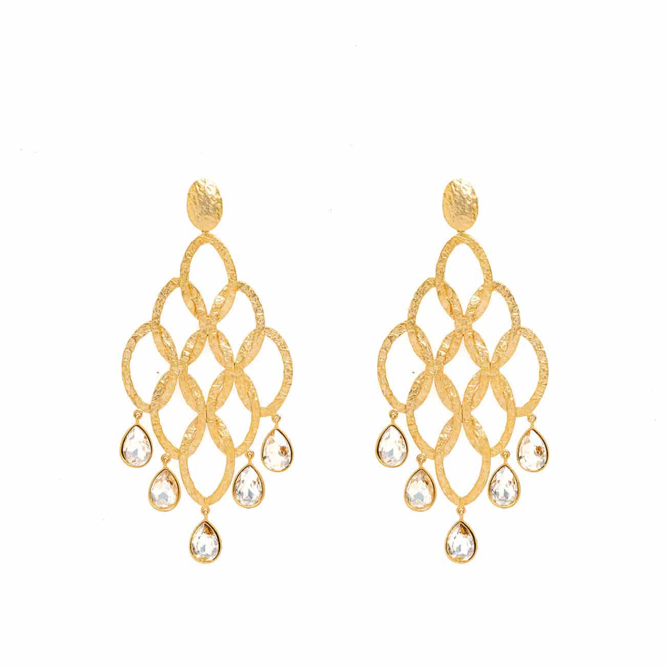 ARETES CROPS CIRCLE CHANDELIER CRISTAL - miniatura 1