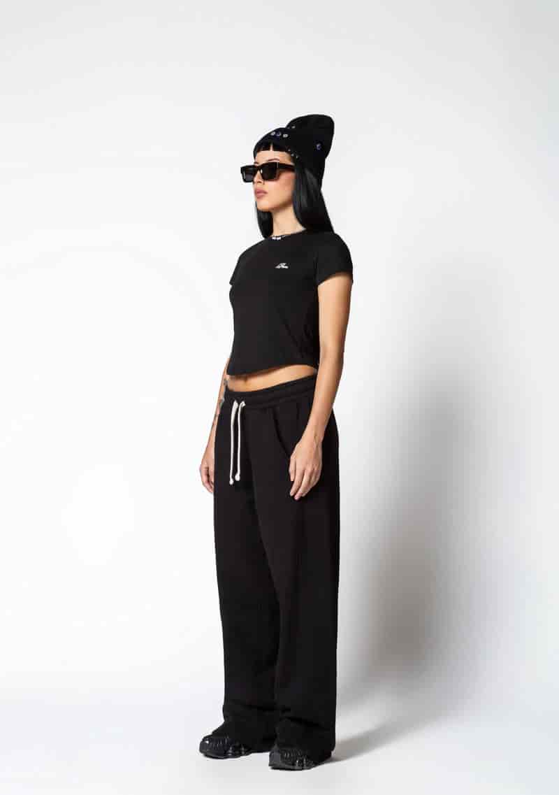 Dopamine black crop top - miniatura 5