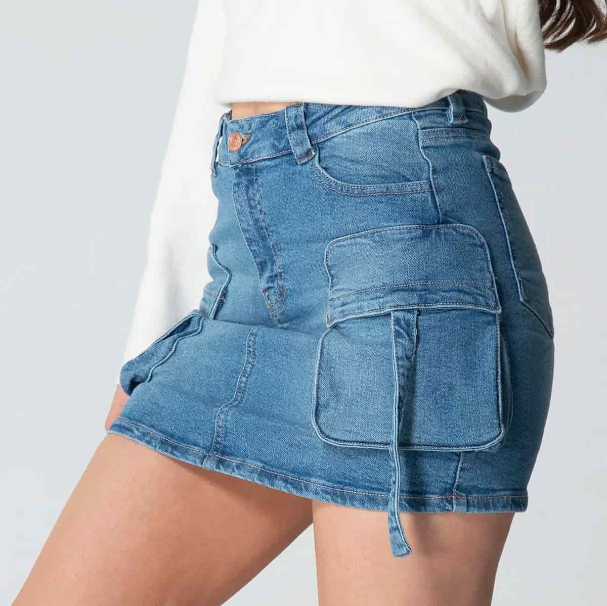 Falda Cargo Corta Goozip - miniatura 3