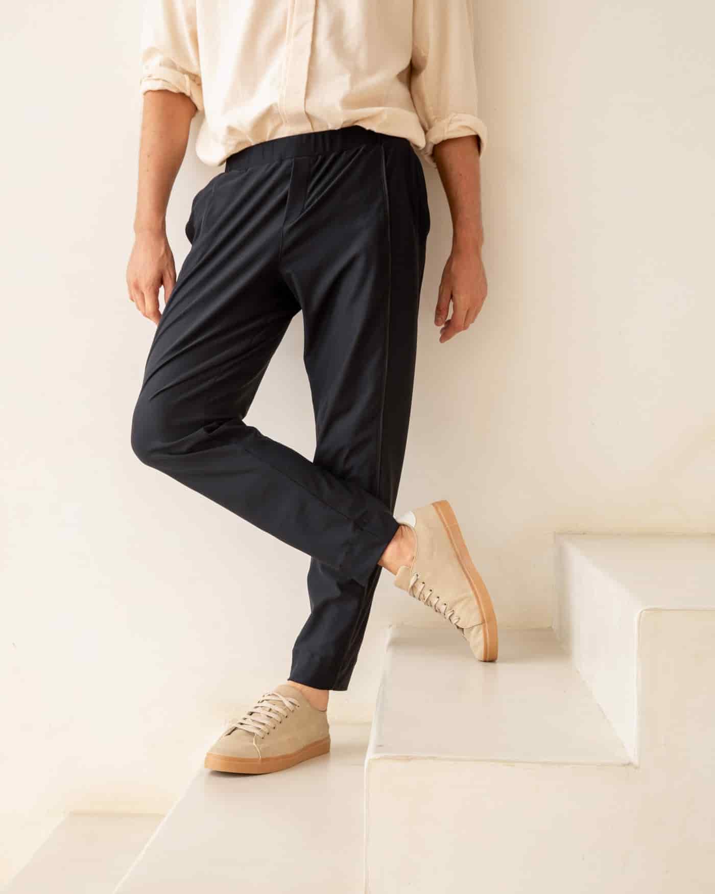 Pantalón Tech Fresh Negro DINÁMICO - miniatura 4