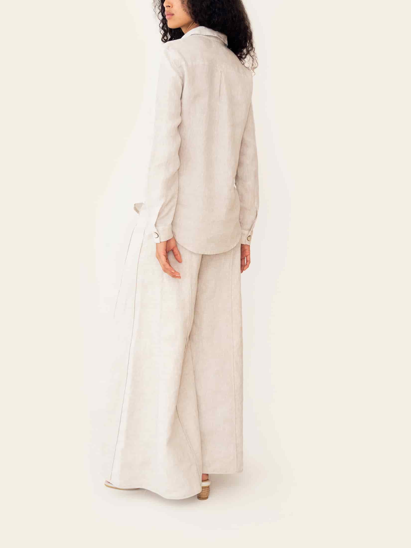 MALI SHIRT BEIGE MELANGE - miniatura 3