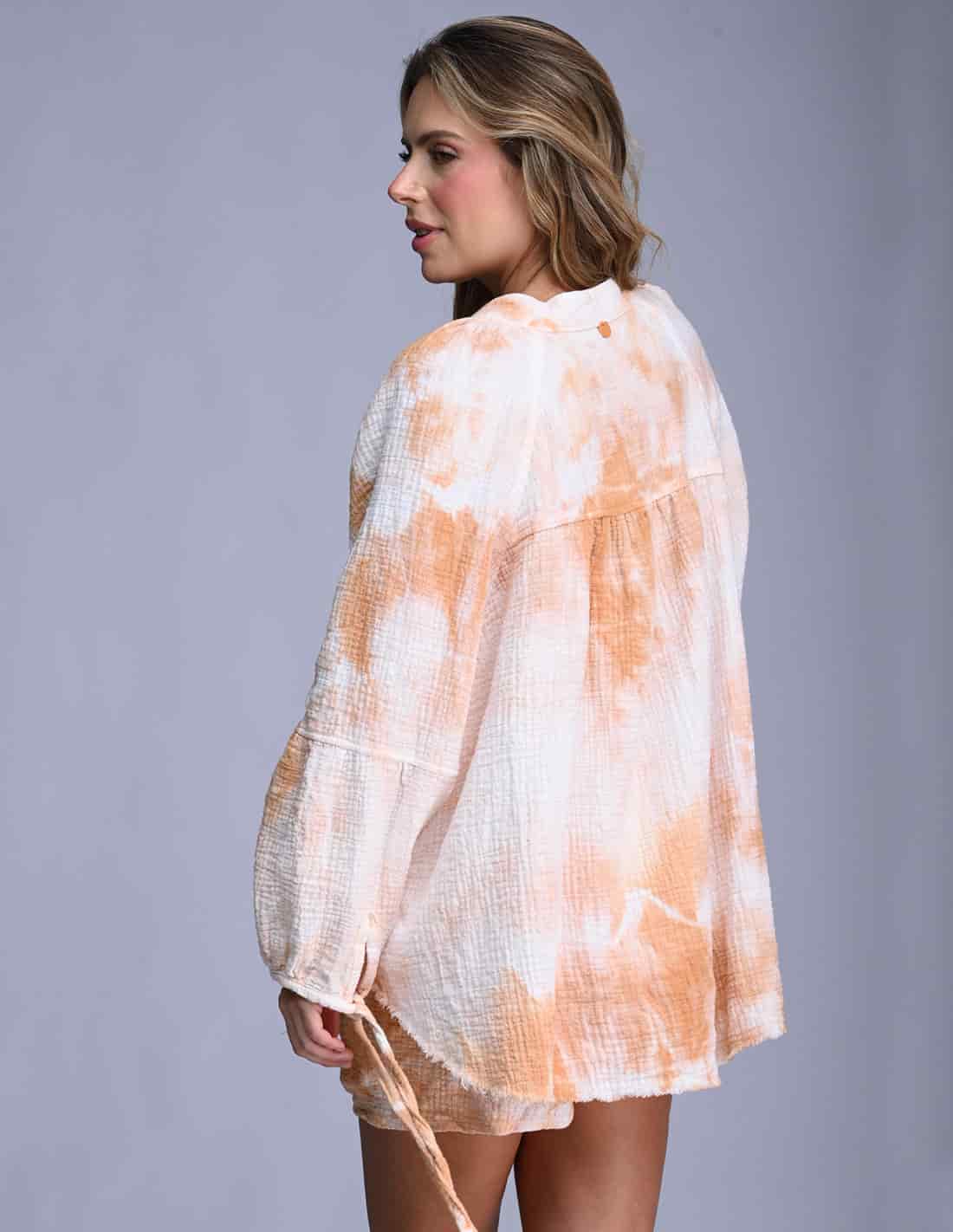 Blusa Anya Spotted Sand - miniatura 3