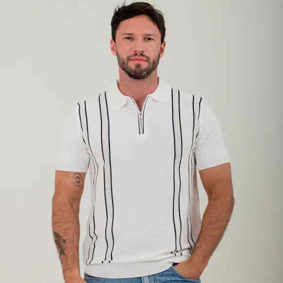 SUETER POLO MODA TEJIDO CON CORREDERA HO - miniatura 10