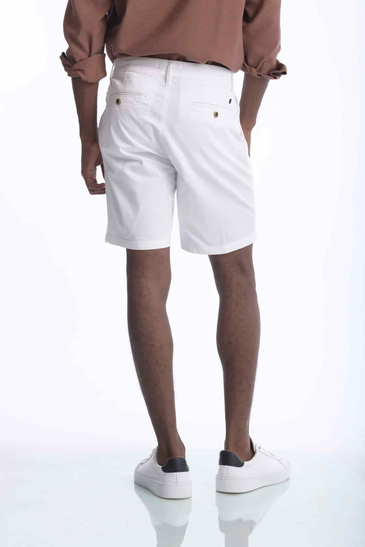 Bermuda Chino Dril Blanco - miniatura 4