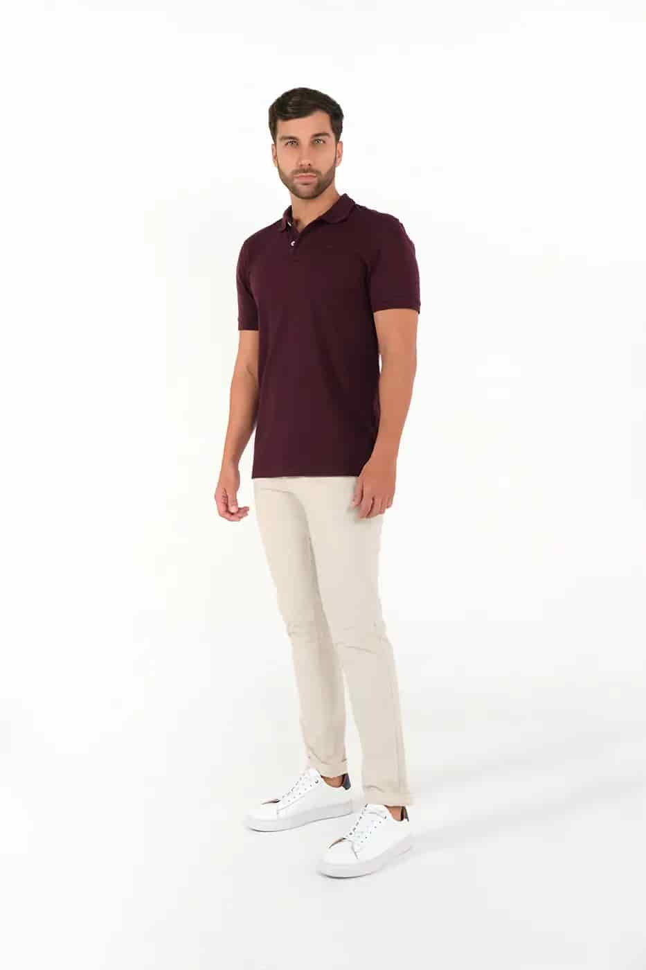 Camiseta Polo 100% Algodón Piqué Vintotinto Borgo - miniatura 3