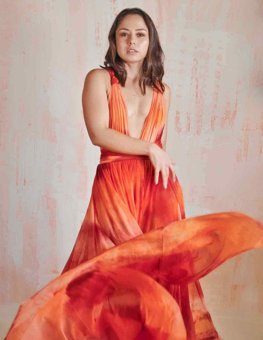 Vestido Hydra Fire Salmon - miniatura 4