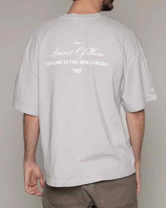Oversized The Art Rostro-Gris/Claro - miniatura 4