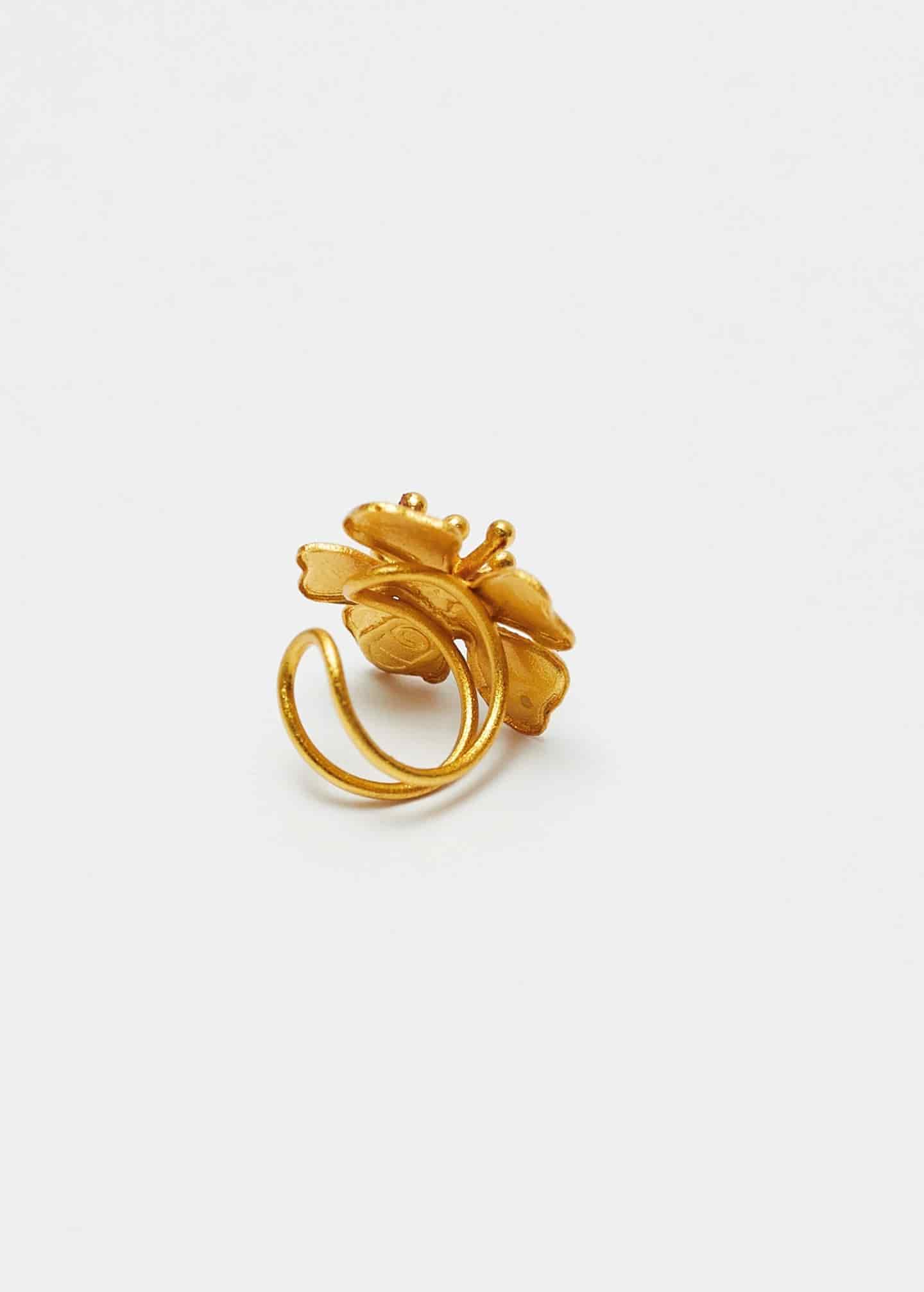 Earcuff Aurora mini rojo vino - miniatura 3
