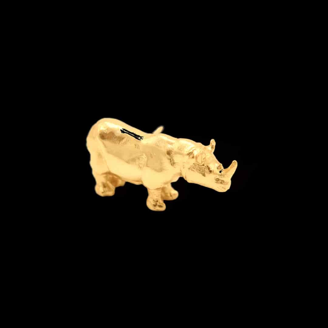 Pin de rinoceronte - miniatura 1