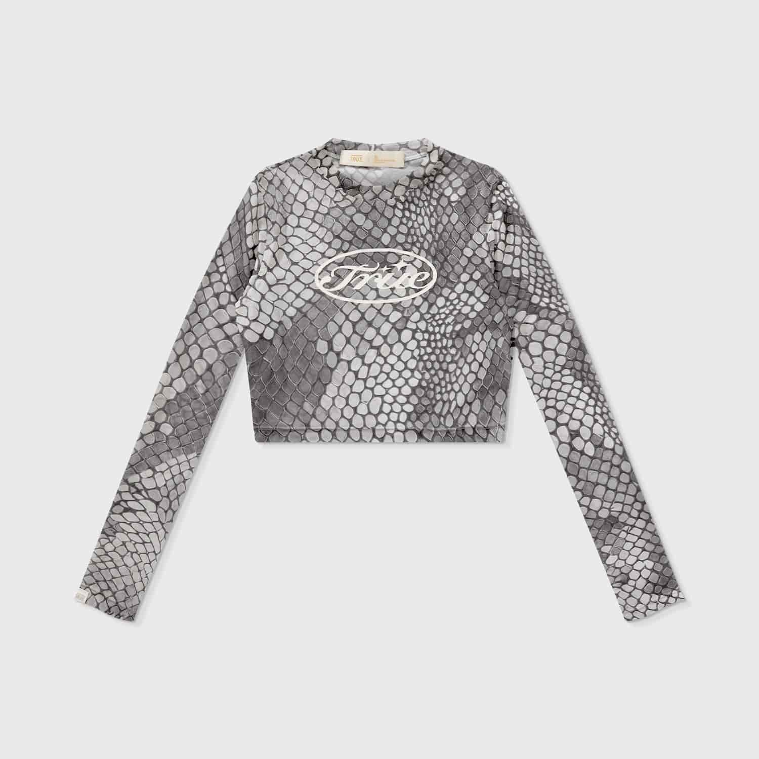 Python Mesh LS Tee - Gray - miniatura 1