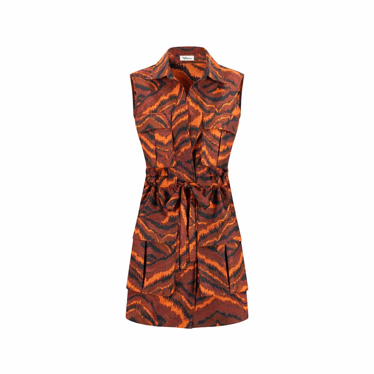 CHALECO SAHARIANA JACQUARD - miniatura 2